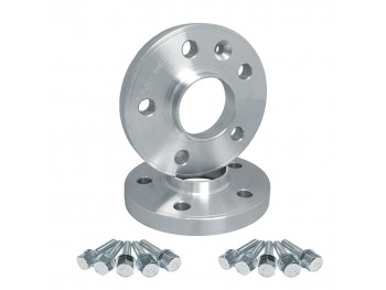 2 distanziali alluminio 16mm 4x108 mozzo 65,1 con bulloneria