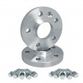 2 distanziali alluminio 16mm 4x108 mozzo 65,1 con bulloneria