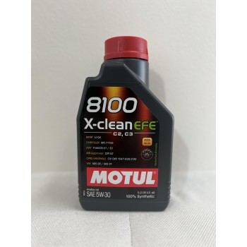 5W30 1L OLIO MOTUL 8100 X-CLEAN EFE