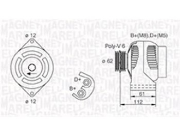 Alternatore Opel