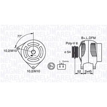 ALTERNATORE PEUGEOT 206