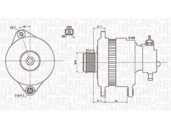 Alternatoree Opel Astra 1.7