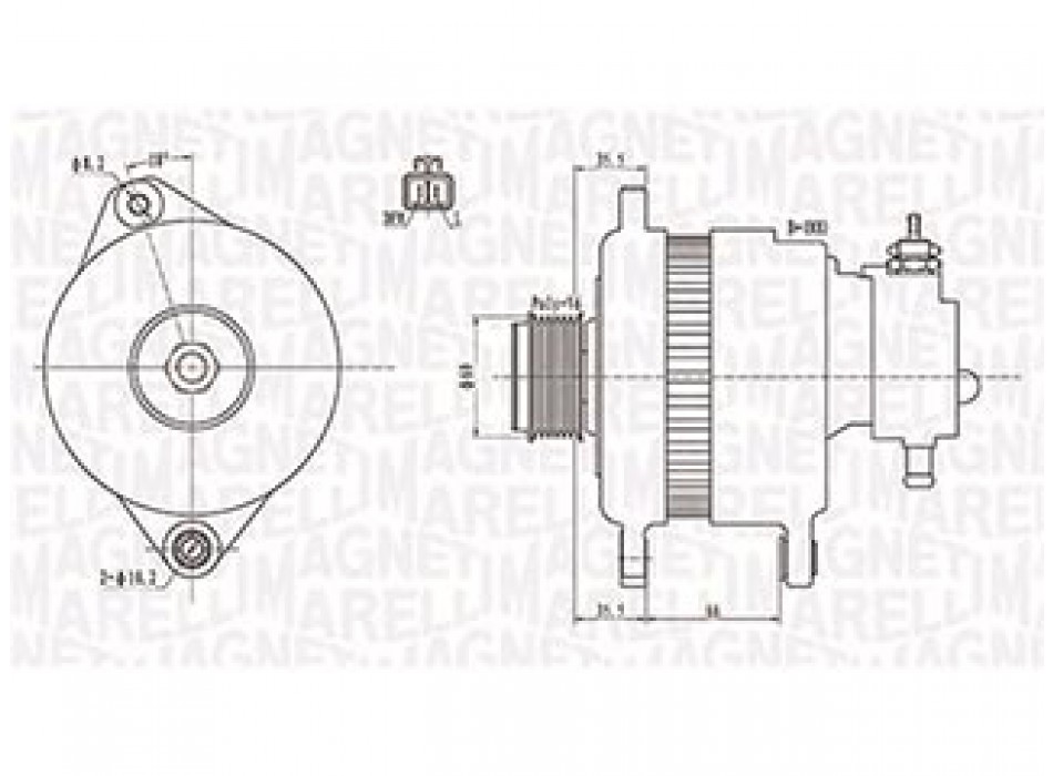 Alternatoree Opel Astra 1.7