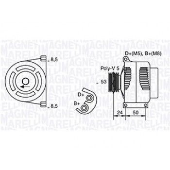 Alternatoreee Fiat Idea 1.2