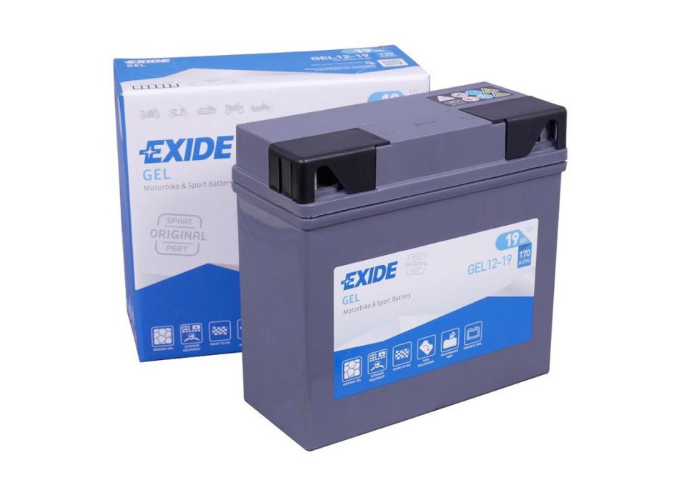 Batteria 12V - Exide Bike GEL - 19 Ah - 170 A