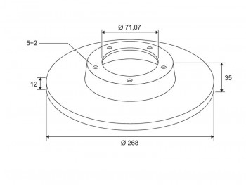 BRAKE DISC X 2