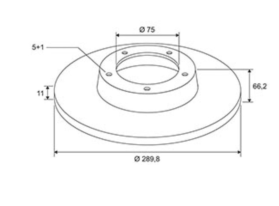 BRAKE DISC X2 BMW 1 03.07 >09.12 R