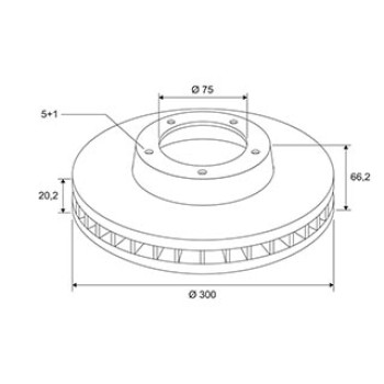 BRAKE DISC X2 BMW 3 SERIES RR