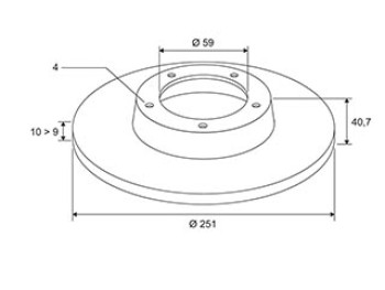 Brake Discs X2 ALFA ROMEO Mito (955) RR