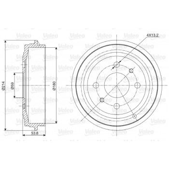 Brake Drum FIAT BRAVO, PANDA