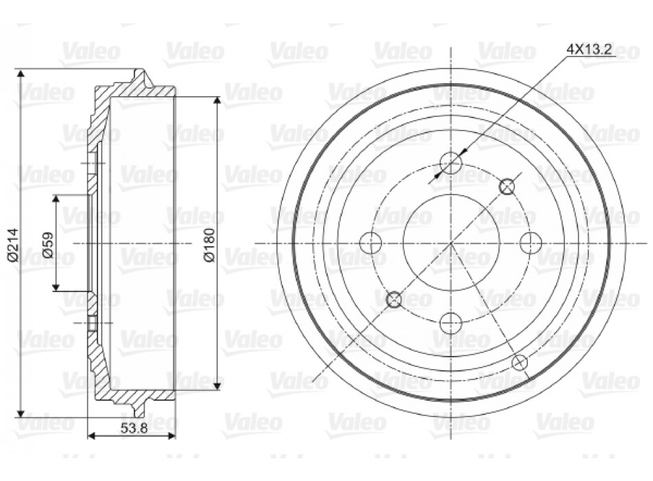 Brake Drum FIAT BRAVO, PANDA