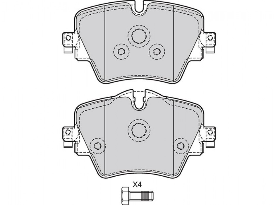 BRAKE PAD BMW Â 2 ACTIVE TOURER 09/14> FR