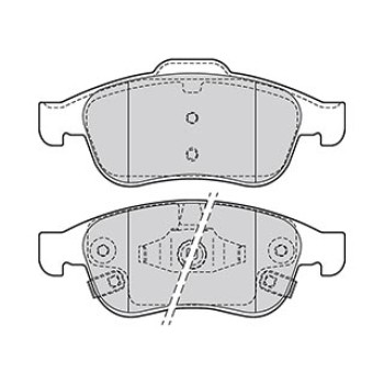 BRAKE PAD FIAT 500X 09.14 > R