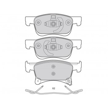 BRAKE PAD OPEL ADAM 07.14> F