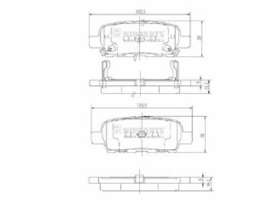 Brake Pad Set, disc brake