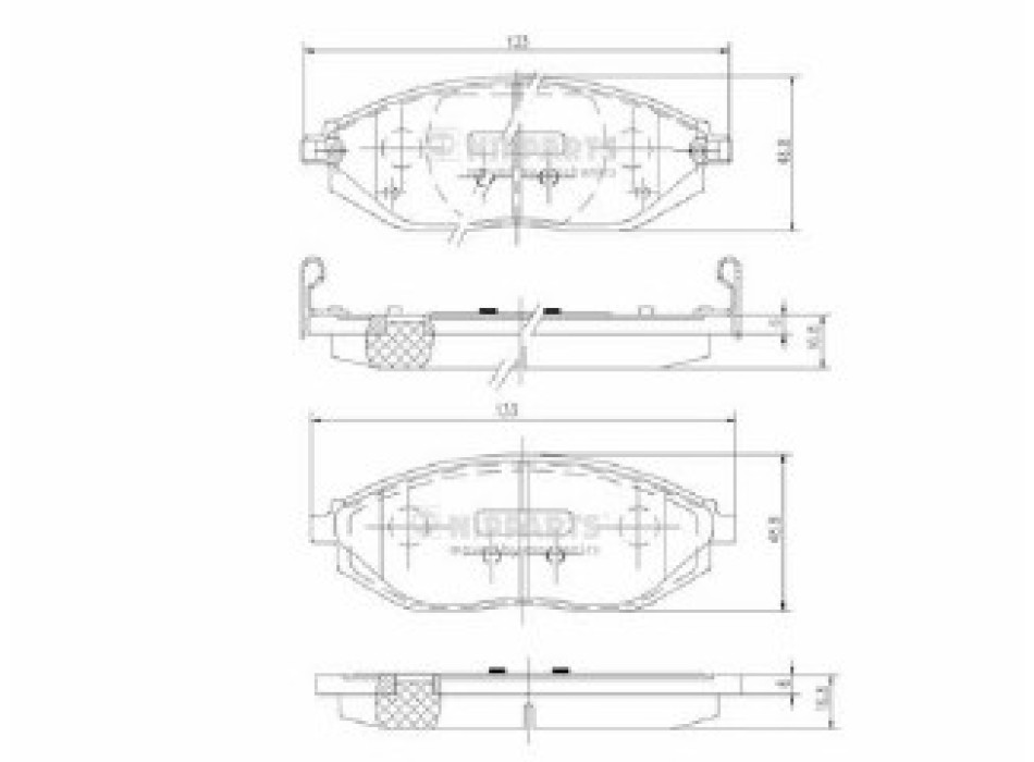 Brake Pad Set, disc brake