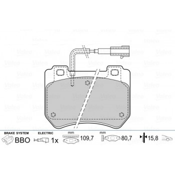 BRAKE PADS ALFA ROMEO 159 >11 FR