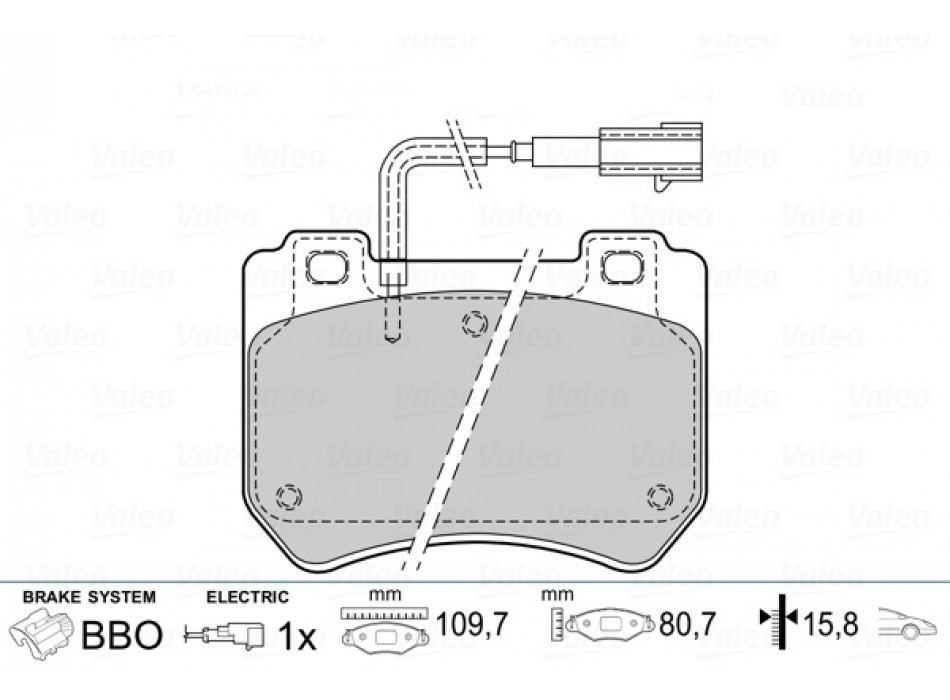 BRAKE PADS ALFA ROMEO 159 >11 FR