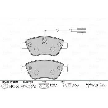 Brake pads ALFA ROMEO Mito fr