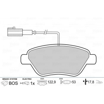 brake pads ALFA ROMEO Mito