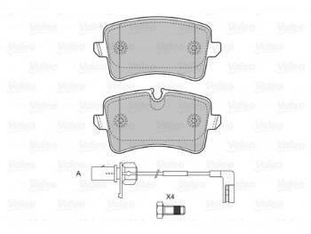 BRAKE PADS AUDI A4 , Q5 07> RR