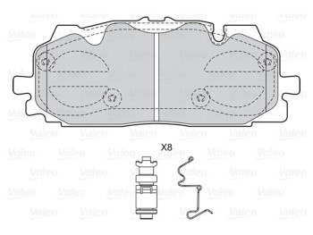 BRAKE PADS AUDI Q7 2015 FR