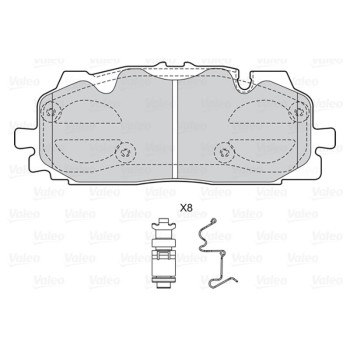 BRAKE PADS AUDI Q7 2015 FR