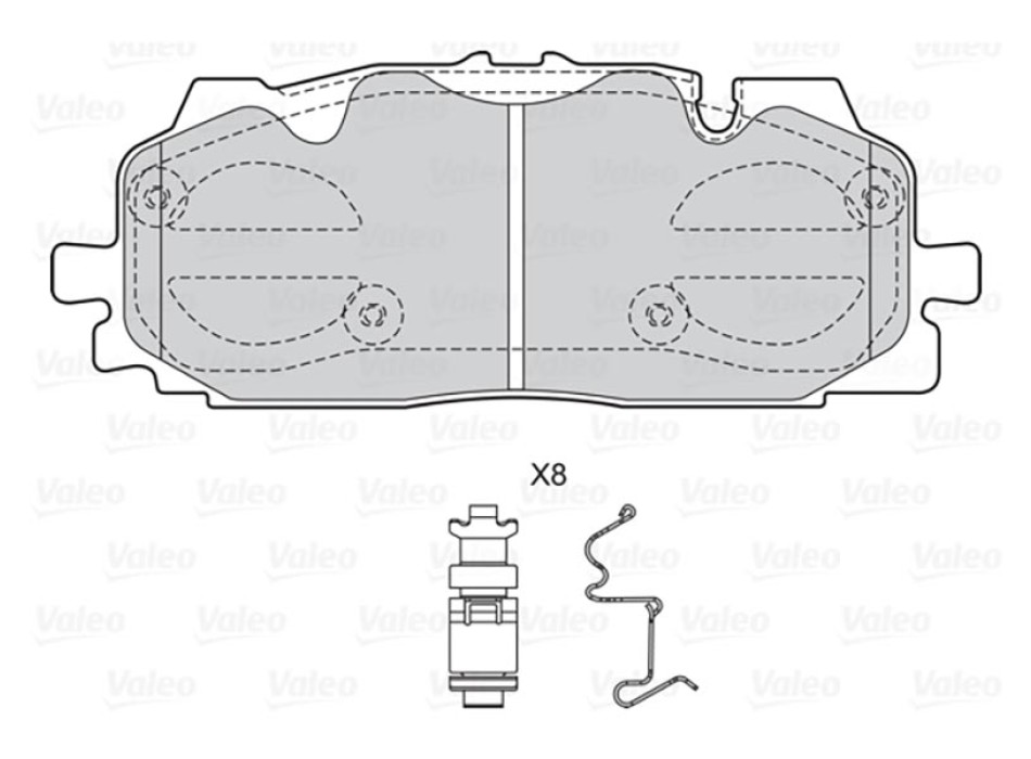 BRAKE PADS AUDI Q7 2015 FR