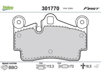 brake pads AUDI Q7