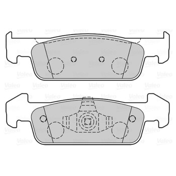 BRAKE PADS DACIA Logan II - 1,2 12> FR