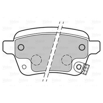 BRAKE PADS FIAT 500 , 500C 01/14> RR