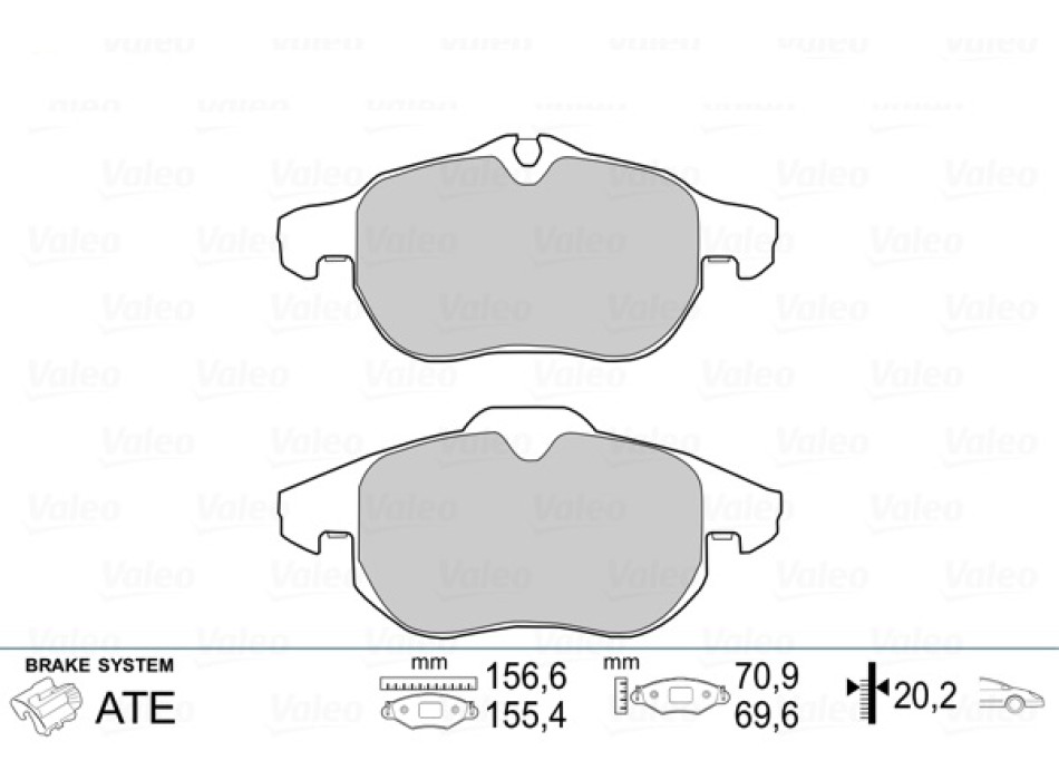 brake pads FIAT Croma