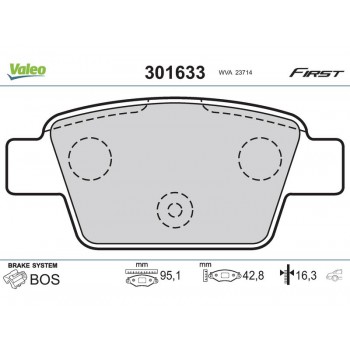 Brake pads FIAT Multipla fr