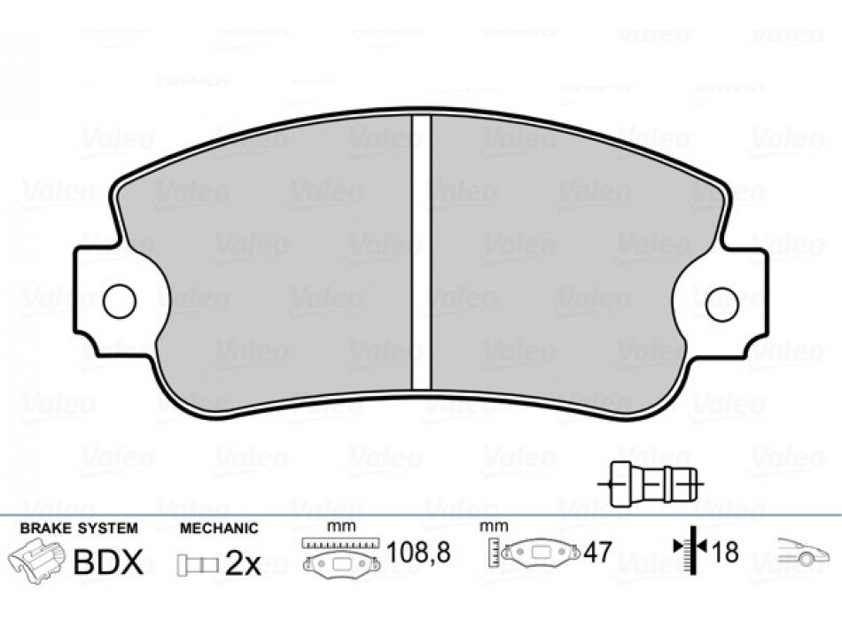 brake pads FIAT Pand