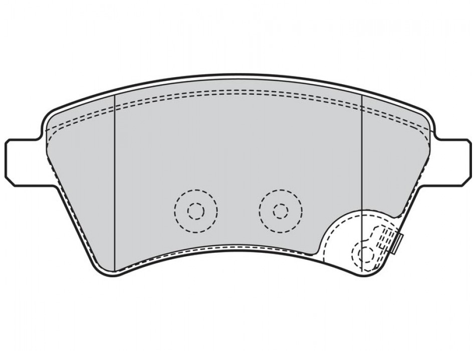 Brake pads FIAT SEDICI fr