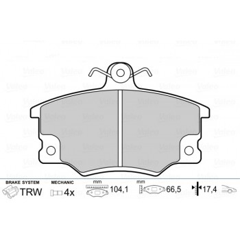 brake pads FIAT Senceinto