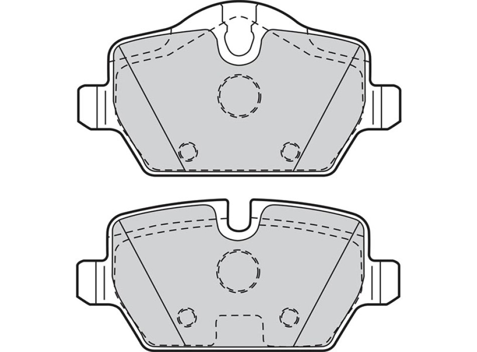 BRAKE PADS FIRST BMW 116I 07.04> RR