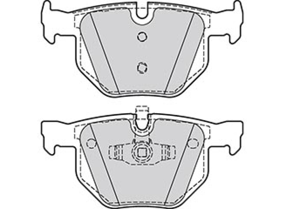 BRAKE PADS FIRST BMW SERIE 3 03.05> RR