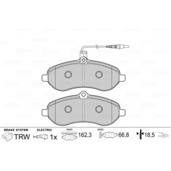 BRAKE PADS FIRST CIT JUMPY II 01.07> FR