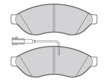 BRAKE PADS FIRST FIAT DUCATO 05.11>