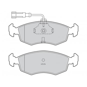 BRAKE PADS FIRST FIAT PALIO 09.97>