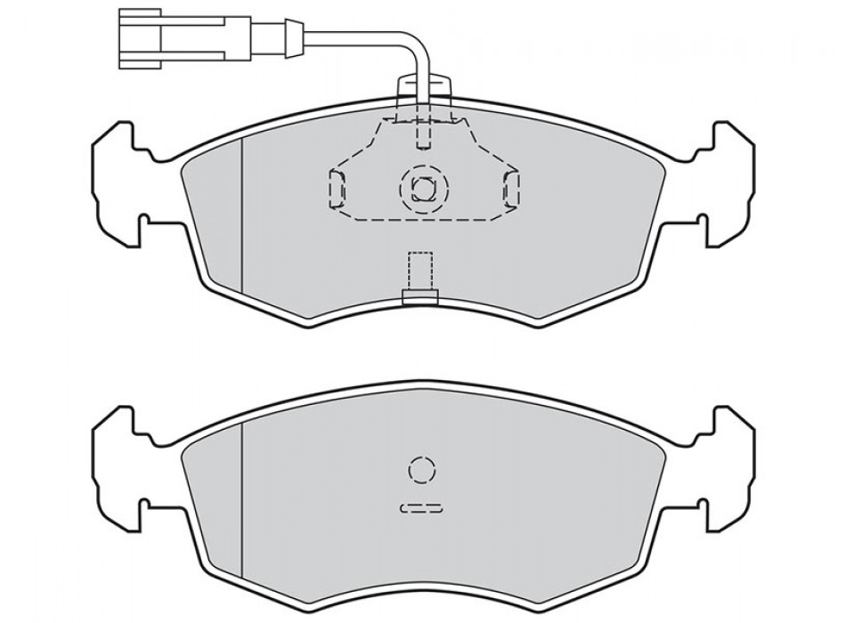 BRAKE PADS FIRST FIAT PALIO 09.97>