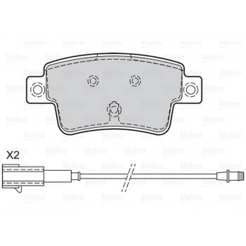 BRAKE PADS FIRST FIAT PUNTO 03.12> RR