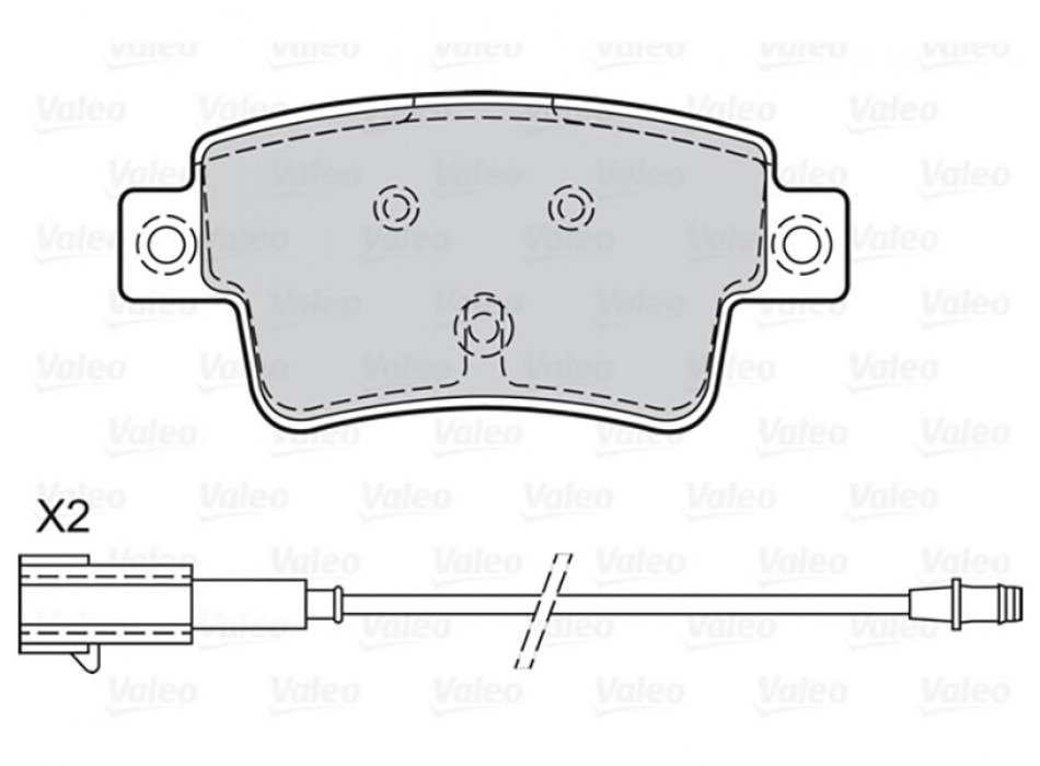 BRAKE PADS FIRST FIAT PUNTO 03.12> RR