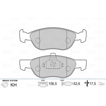 BRAKE PADS FIRST FIAT PUNTO FR