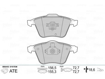 BRAKE PADS FIRST FORD FOCUS 08/05> FR