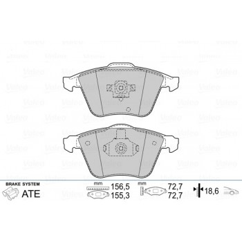 BRAKE PADS FIRST FORD FOCUS 08/05> FR