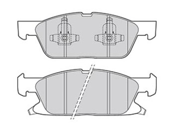 BRAKE PADS FIRST FORD GALAXY 05.15> FR