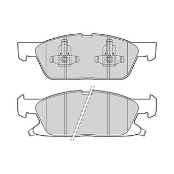 BRAKE PADS FIRST FORD GALAXY 05.15> FR