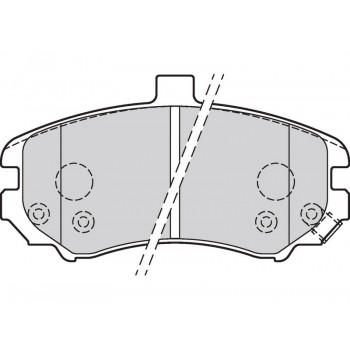 BRAKE PADS FIRST HYUNDAI ELANTRA (XD)